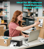 ORGBRO Thermal Shipping Label Printer, 4x6 Bluetooth Label Maker