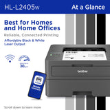 Brother HL-L2405W Wireless Compact Monochrome Laser Printer Brother