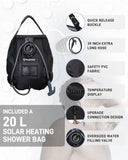 KingCamp Shower Tent, Portable Privacy Tent Outdoor Camping 1/2 Room Toilet Tents with Shower Bag & Dressing Room for Travel Beach Tailgate