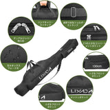 LIXADA Fishing Rod Case, Portable Folding Fishing Rod Case Fishing Pole Reel Storage Bag Fishing Gears Organizer 100cm/130cm/150cm