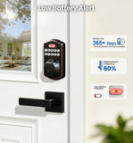 Veise KS02A Fingerprint Door Lock, Keypad Deadbolt, Oil Rubbed Bronze