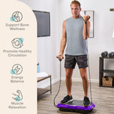 Lifepro Waver Vibration Plate Exercise Machine – High-Intensity Vibration Plate for Lymphatic Drainage – Full-Body Workout Vibrating Platform with Loop Bands – Fitness Equipment for Strength & Toning