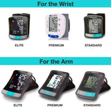 Mabis Digital Premium Wrist Blood Pressure Monitor with Automatic Wrist Cuff that Displays Blood Pressure, Pulse Rate and Irregular Heartbeat, Stores up to 120 Readings (Pack of 48)