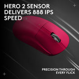 Logitech G PRO X Superlight 2 Wireless Gaming Mouse - Magenta