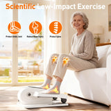 DamKee Under Desk Elliptical Exercise Machine, Electric Ellipse Leg Exerciser as Seen on TV, 15 Speeds Foot Exerciser While Sitting for Seniors