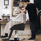 Artist hand Barber Chair for Barbershop Hydraulic Recliner Salon Chair 360 Degree Swivel with Adjustable Headrest Wide Seat Shampoo Spa Beauty Equipment for Hair Stylist