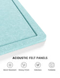Fluxynara Felt Bulletin Board, 47.2" x 35.4", Coastal Dawn