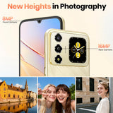 FOSSIBOT S7-32GB+256GB+2TB Unlocked Phones, 6.9" FHD+120Hz Dual-Screen