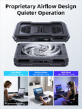 llano V11 Pro Laptop Cooling Pad, Gaming Laptop Cooler RGB Laptop Fan