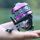 Sougayilang Spincast Fishing Reel,High Speed 3.9:1 Gear Ratio,Trouble-Free Push-Button Bait Casting Design and Reversible Handle for Left/Right Retrieve,Pre-Spooled with Monofilament Line (CBL)