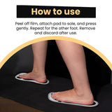 120Pairs(240Feets) Disposable Stick Spray Tanning Feet Pads Perfect for preventing spray tan solution,Deluxe & Hygienic Spray Tan Feet Pads-Ideal for Salons and Spas or Home,Easy to Apply