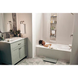 American Standard 2963102.020 Aspirations 60 x 30-Inch Alcove Bathtub, Right-Hand Drain, White