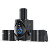 Bobtot Surround Sound Systems Wireless Rear Satellite Speakers - 800W 6.5inch Subwoofer 5.1 Surround Sound System for TV/2.1 Channel Home Theater Systems with ARC Optical Bluetooth Input