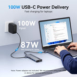Laptop Docking Station 3 Monitor 4K, 14-in-1 USB C Docking Station