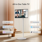 NEWORK 27 Inch Smart Portable TV on Wheels, Android 14 EDLA Certified