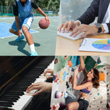 HXD-ERGO Grip Strength Trainer with Finger Exerciser, Adjustable Resistance Hand Gripper, Hand Exerciser with Counting for Muscle Building and Injury RecoverStrength (Black) HXD-ERGO