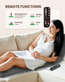 Heycool Full Body Massage Mat with Heat, Vibration Back Massage Pad for Chair, Bed, Sofa, Back Massager, Massage Chair Pad, 10 Vibration Motors& 2 Heating Levels