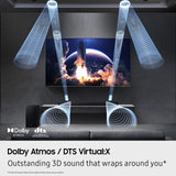Samsung Q-Series Soundbar HW Q600F 3.1.2 ch Subwoofer (2025 Model) SpaceFit Sound Pro, Q-Symphony, Adaptive Sound