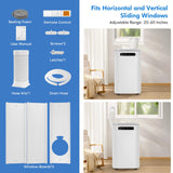 14000 BTU Portable Air Conditioners,Cools Up to 700 Sq.Ft, AC Unit with Cooling/Fan/Dehumidifier/Sleep Mode,Remote Control&Installation Kit, Portable AC for Large Rooms
