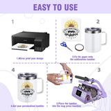 Tumbler Heat Press Machine 110V Tumbler Mug Press for 30oz 20oz 16oz Sublimation Straight