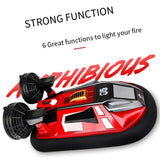 Ssccgym Remote Control Boat Hovercraft for 14Y+ Beginners RC Amphibious Watercraft 15km/h Dual Motors Walking on Ice-Land Pools Lakes 4WD Full Functions RC Sail 34CM