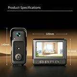 Wireless Smart Video Doorbell with Display Screen,Video Doorbell Camera
