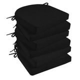 Basic Beyond Chair Cushions for Dining Chairs 6 Pack, Kitchen Chair Cushions with Ties and Non Slip Backing