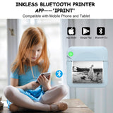 Pocket Mini Printer - Portable Wireless Bluetooth Thermal Photo for iOS Android Mobile Phone, MGT