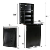 Wall Mounted Table, Fold Out Convertible Desk Multi-Function Computer Desk Writing Desk