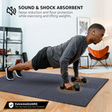 24 Pack, 96 SQFT - 24" x 24" - 1/2" Extra Thick Floor Exercise Mat for Home Gym or Floor Padding - High-Density EVA Interlocking Foam Floor Tiles for Gym Equipment, Play Area | Yoga, Cardio, Weights Our Modern Space