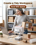 Phomemo Bluetooth Thermal Shipping Label Printer with Holder & 500pcs Label