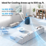 Gasbye Dual Hose Portable Air Conditioner, [2026 Upgraded] Full DC Inverter Compressor