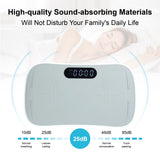 Furrnook Smart Auto Vibration Plate – 10-Level Silent Shaker Machine for Weight Loss, Toning & Massage | No-Remote Patented Start-Stop (Grey)