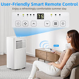 Antarctic Star 10000 BTU Portable Air Conditioner, 3 in 1 Free Standing Cooling AC Unit with Fan & Dehumidifier & Cools, Sleep Mode, 24H Timer, for Home/Kitchen/Office