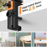 UBeesize 10" Ring Light with Overhead Phone Mount for Content Creation
