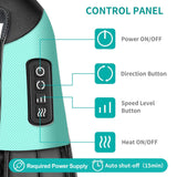 Neck and Back Massager with Soothing Heat, Electric Deep Tissue 3D Kneading Massage Pillow for Shoulder Nekteck