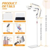 Hair Dryer Stand, 1.68M Adjustable Height Handsfree Vivnoon