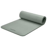Retrospec Solana Yoga Mat 1/2" Thick w/Nylon Strap for Men & Women - Non Slip Excercise Mat for Yoga, Pilates, Stretching, Floor & Fitness Workouts, Sage Retrospec