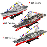 Ssccgym 23.6" Inch Remote Controlled Warship Battleship 10km/h 4WD 2.4G RC Controlled Ship 1:390 Scale On Water Lakes Pools Exhibits Models for 14Y+