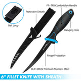 4PC Fishing Tool Kit, Fish Lip Gripper with Scale, Muti-Function Fishing Pliers FLISSA