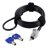 CODi Dell Wedge Security Cable Lock with Keys - Laptop Anti-Theft Lock for Dell Wedge Lock Slot, Hardened Steel Security Cable, Dual Key Locking System, Notebook & Tablet Security