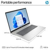 HP 17.3" Touch Laptop Computer, Intel 8-Cores i3 Processor