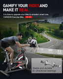 HARISON Exercise Bike - Magnetic Stationary Bike for Home Gym - Silent Pad Indoor Cycling Bike with Tablet Mount & Comfortable Seat Cushion, 350LBS Weight Capacity, Workout Bike (HR-X15 Magnetic exercise bike) HARISON