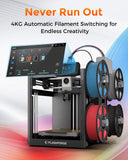 AD5X Multi-Color 3D Printer 4 Colors with IFS, Fully Auto Leveling FDM 3D Printer with Max 600mm
