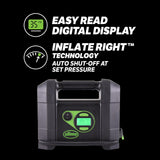 Slime 40047 Tire Inflator, Portable Car Air Compressor, Rugged, Inflate Right Automatic Shut Off Slime