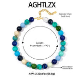 AGHTLZX Chunky Beaded Necklaces for Women
