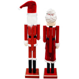 Prime Retreat Giant Nutcracker Mr. & Mrs. Claus Set