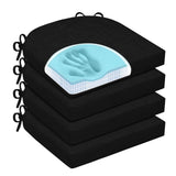 Chair Cushions for Dining Chairs, Non Slip Chair Pads with Ties and Washable Covers