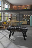 René Pierre Match Noir Foosball Table in Black