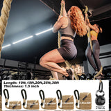 Keepark Climbing Rope, 1.5 Inch in Diameter Gym Climbing Rope, No Mounting Bracket Included, Length Available 15Feet Keepark